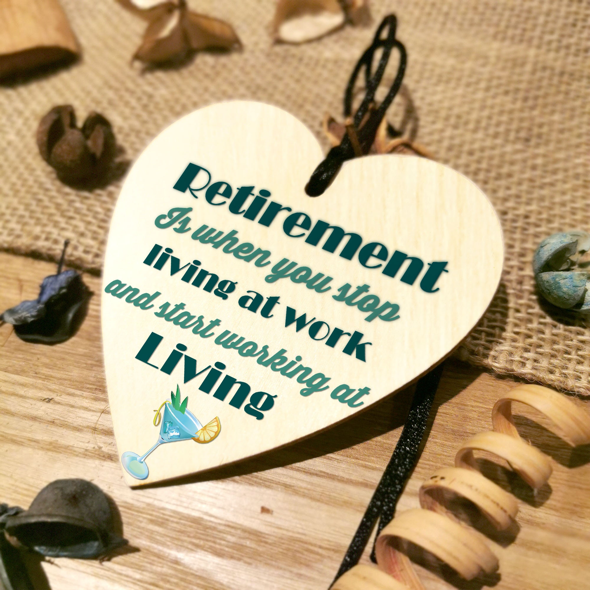 Retirement Gift for Him Her Colleague Goodluck Keepsake Wooden Etsy UK