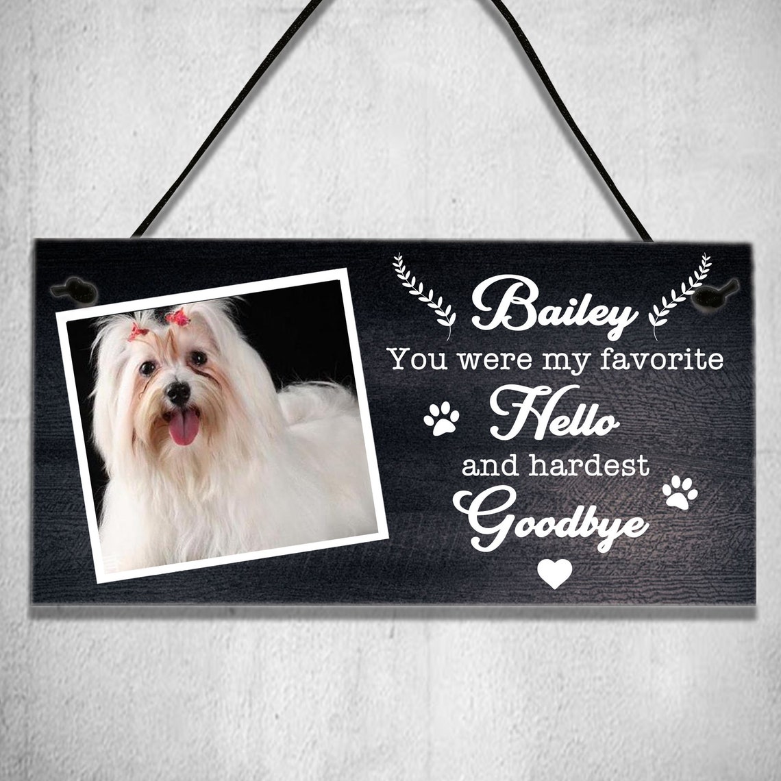 Personalised Photo Dog Cat Bereavement Memorial Gifts Pet