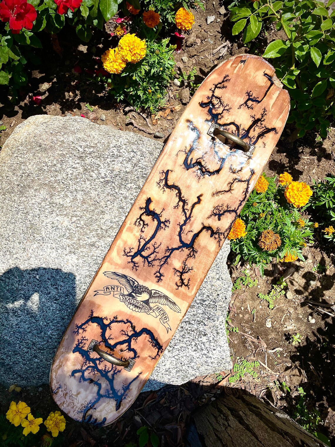 Fractal Skateboard Deck Serving Platter plato de servir de Etsy España