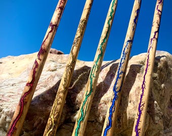 Custom Fractal-Burned Drumsticks (Service) – Send Your Personal Drumsticks!