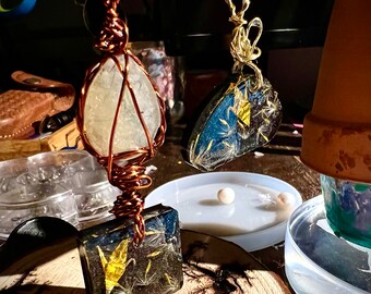 Custom Origami Crane Pendant | Nature Inspired Necklace, Keychain