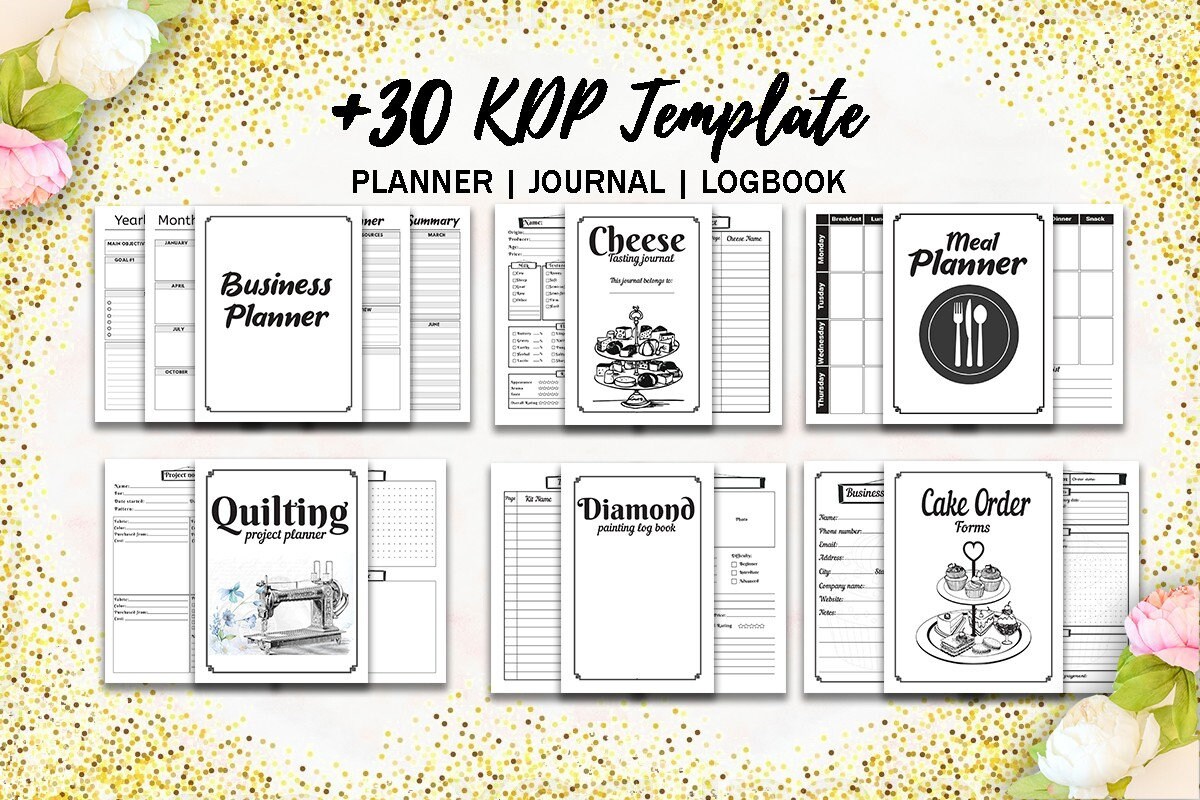 Download Big KDP Template Bundle KDP Interior planners journals ...
