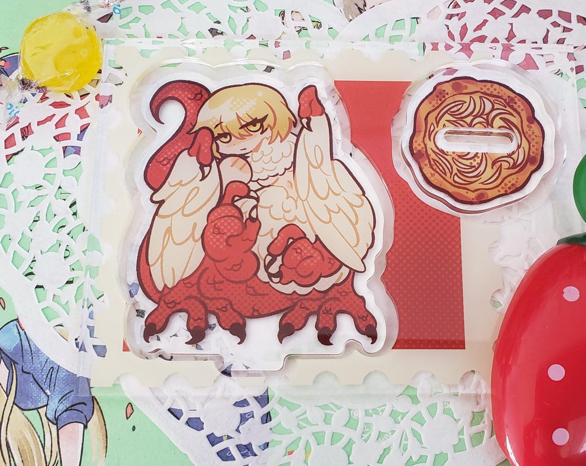 Dungeon Meshi: Falin Chimera Pizza Standee - Etsy