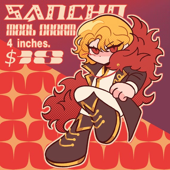 リンバス社：サンチョミートチャーム - Etsy 日本