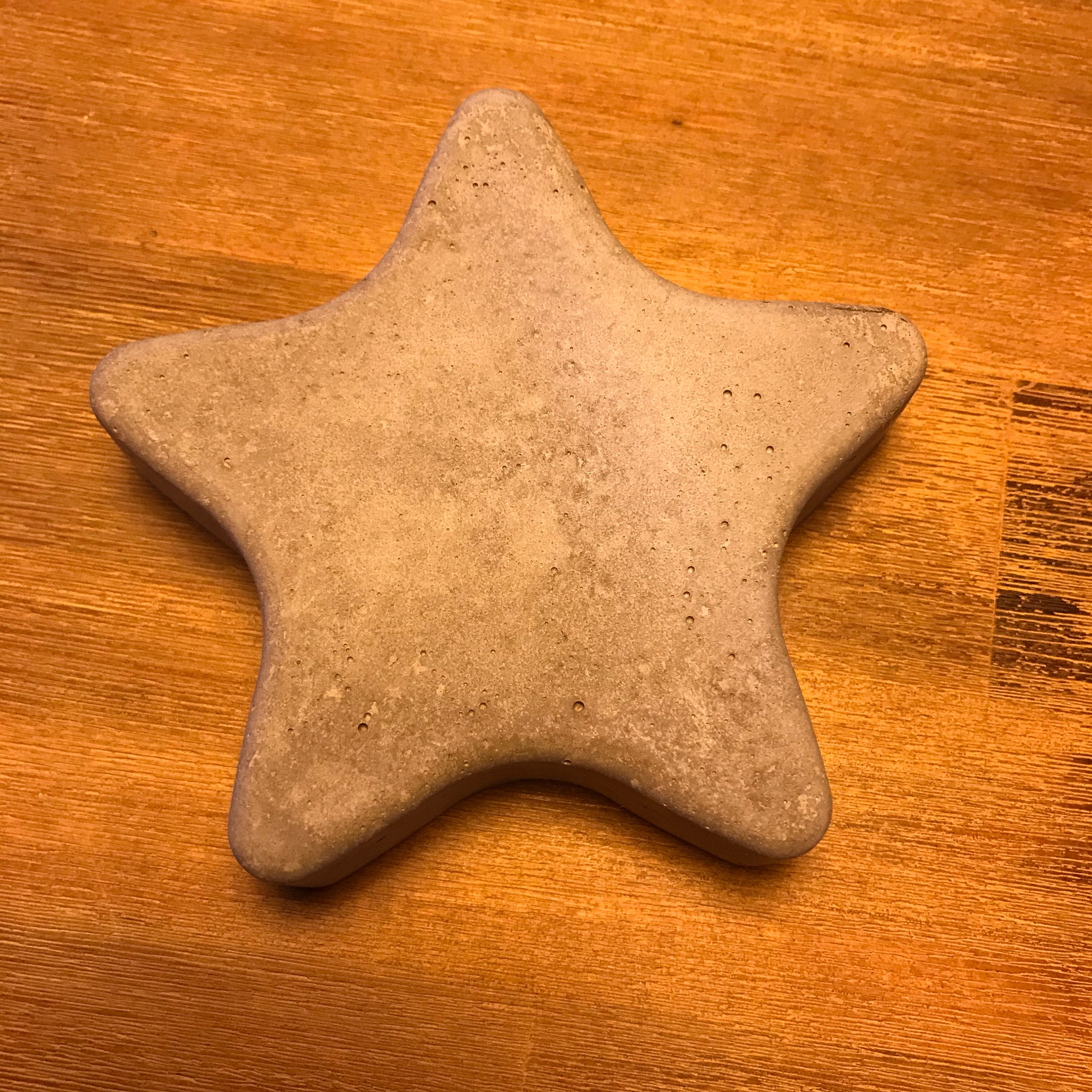 Medium concrete star Custom design Deco Concrete Etsy