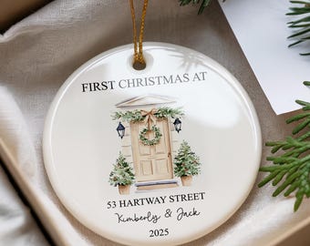 First Christmas Together in New Home | Personalised Bauble for Couple | New House Gift Ornament 2025