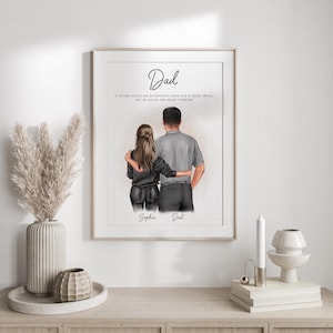 Personalised Gift for Dad Christmas present Dad Print Christmas gift for Dad from Daughter image 6