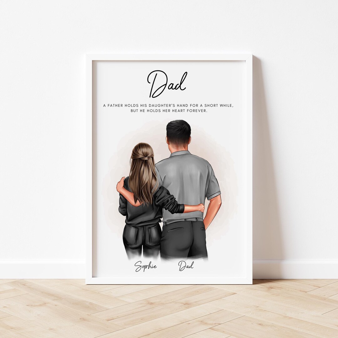 Personalised Gift for Dad Christmas Present Dad Print Christmas Gift for  Dad From Daughter - Etsy New Zealand, image size:1080x1080