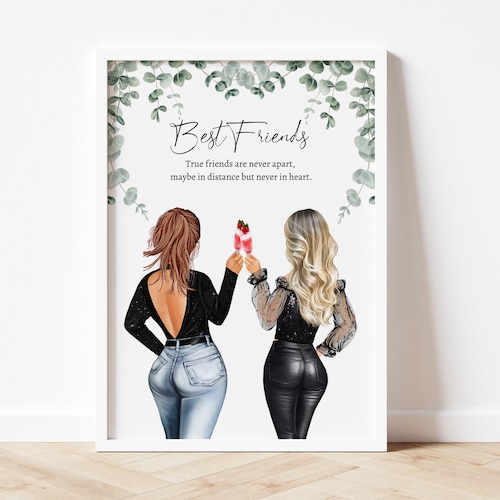 Personalised Gift for Your Best Friend Choose Your Quote Etsy