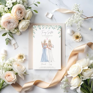 Gift For Best Friend On Her Wedding Day Best Friend Wedding Gift Personalised Wedding Print For Bride Gift from Bridesmaid to Bride image 7