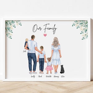 Personalised Father's Day Gift, Custom Dad Print, Birthday gift for Dad from Daughter, Fathers Day Gifts for Dad Grandad image 1