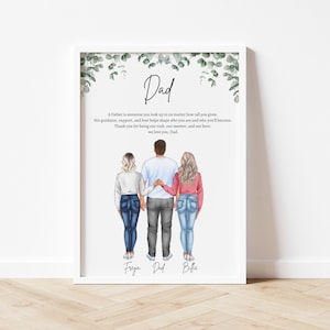 fathers day gifts Personalised Gift for Dad gift for dad birthday Christmas gift for Dad from kids