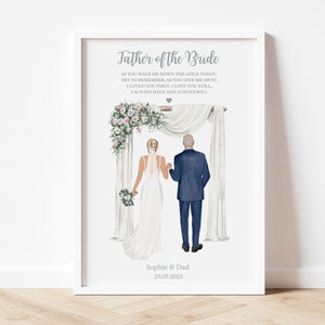 Presente personalizado para o pai da noiva Presente da noiva, lembrança do pai da noiva, presente de casamento para o pai da noiva, presente para o pai