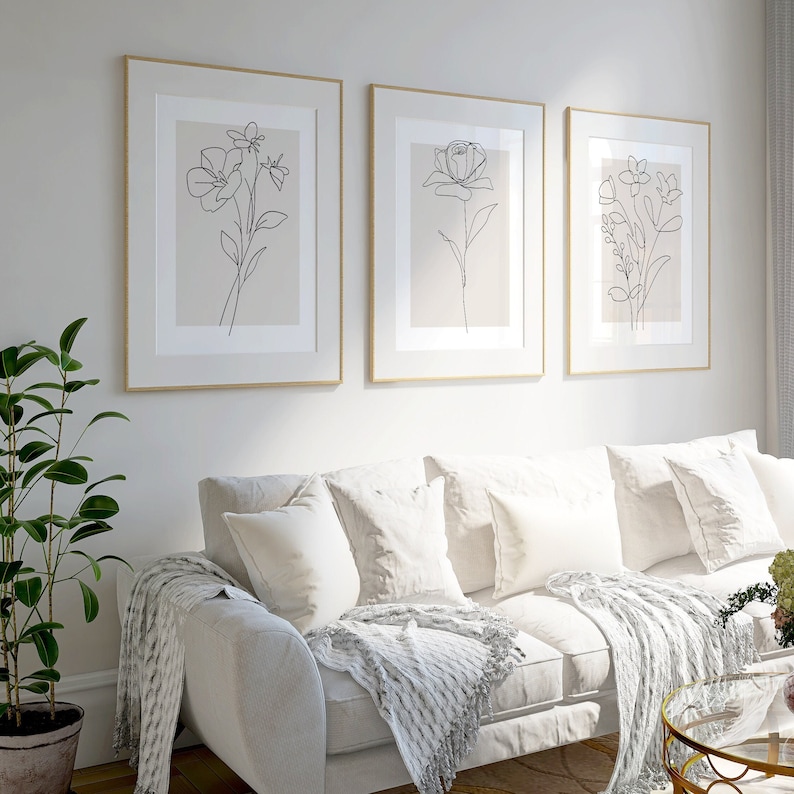 Neutral Wall Art Set of 3