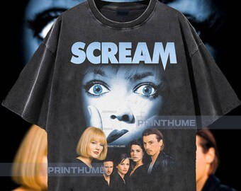 Drew Barrymore SCREAM TShirt, Let's Watch Scary Movie T-Shirt Size S-5XL