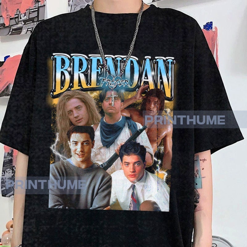 BRENDAN FRASER Fans Vintage Sweatshirt, Homage Sweater, 90s Classic Merch -  Bluefink