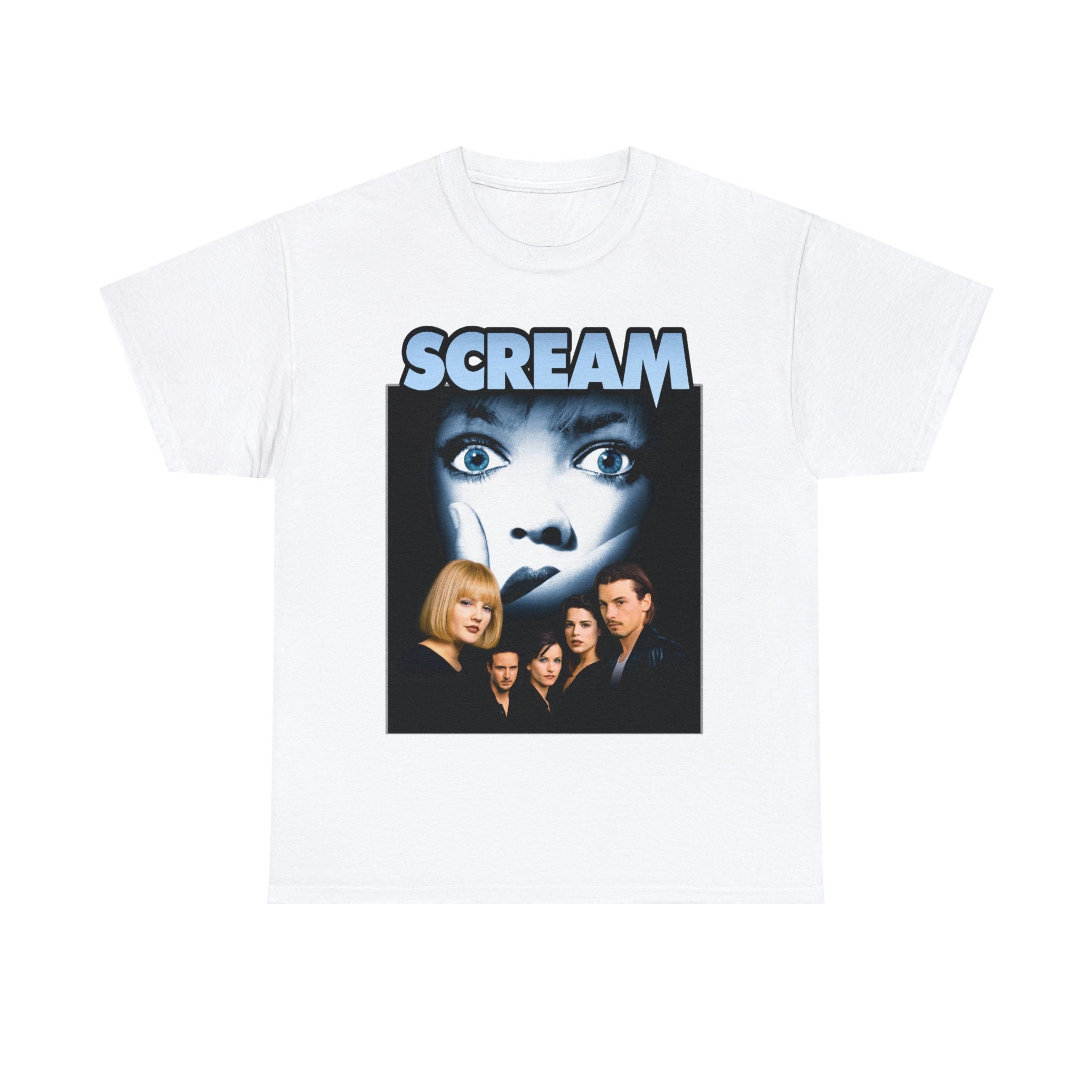 Drew Barrymore SCREAM TShirt, Let's Watch Scary Movie T-Shirt Size S-5XL