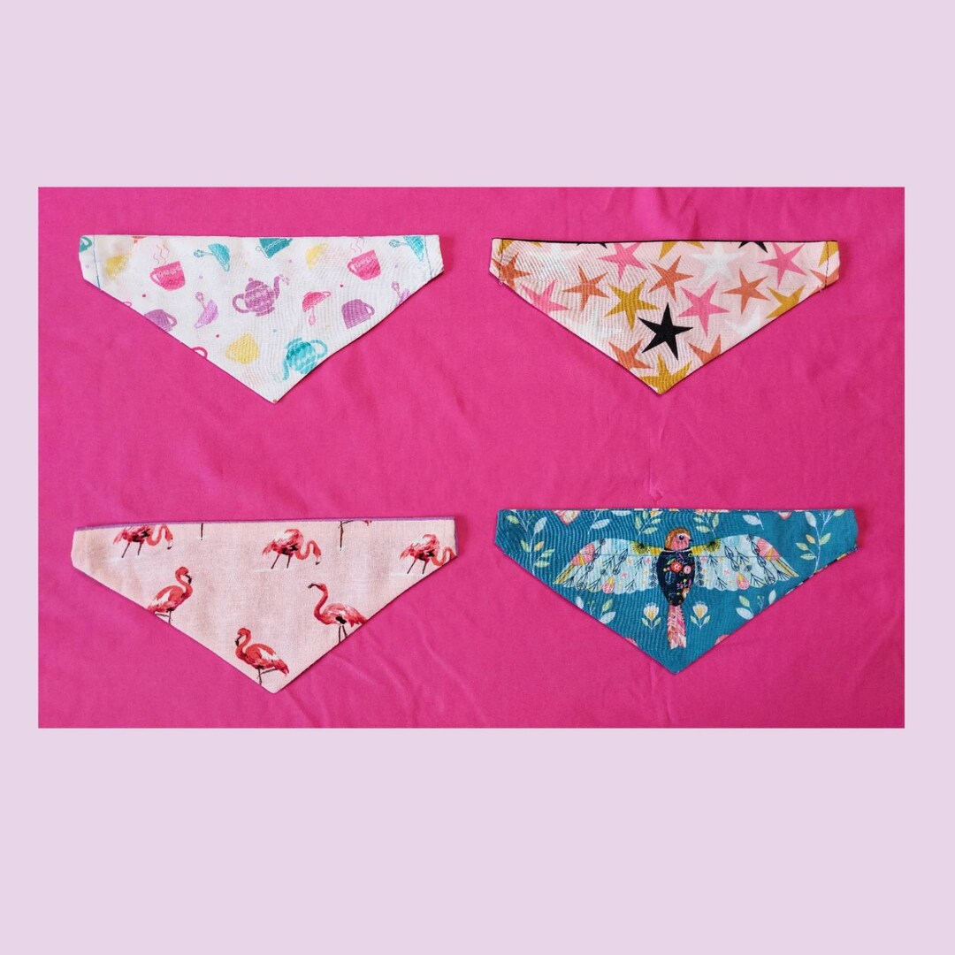 Pet Bandanas, Extra Small Over Collar Bandana, Extra Small Pet Bandana