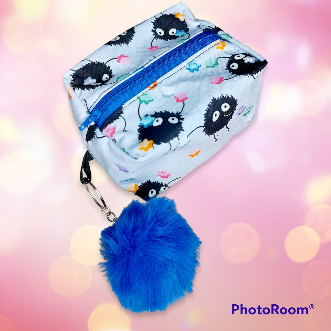 soot-sprite-box-bag-studio-ghibli-makeup-bag-soot-sprite-makeup-bag-square-keyring-purse-etsy