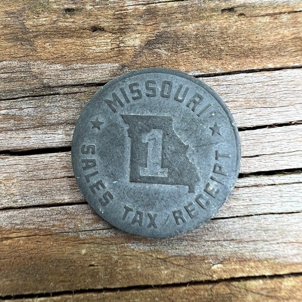 Missouri Tax Token Etsy