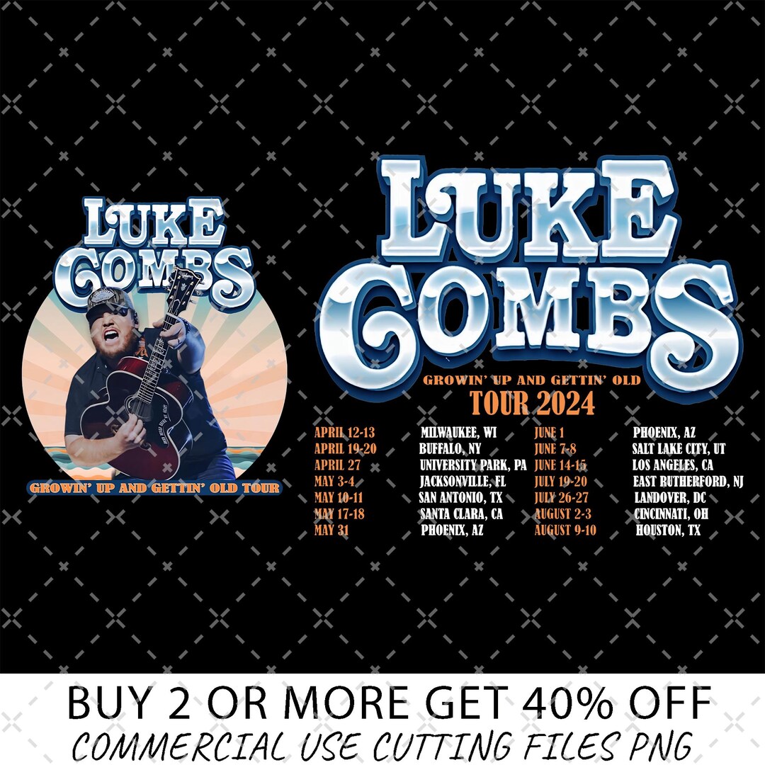 Luke Combs 2 Side Png Instand Download, Sublimation File Etsy