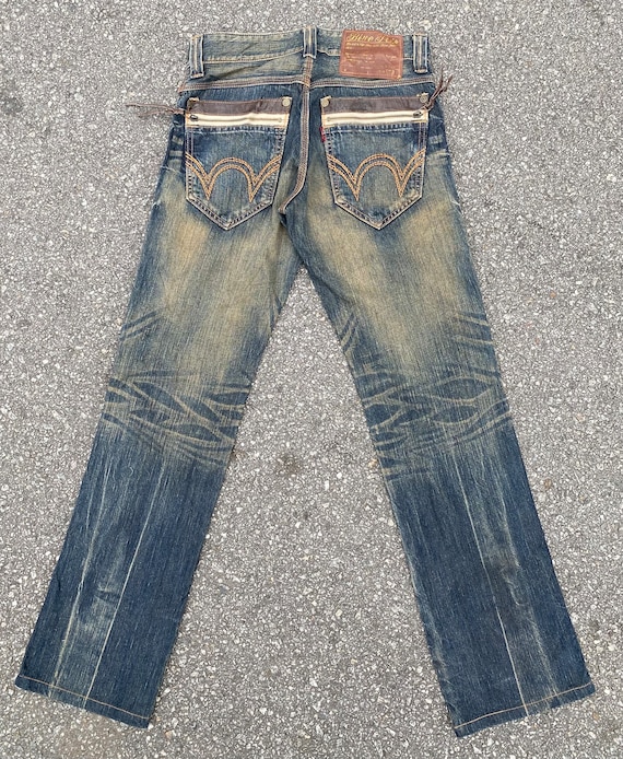 【美品】EDWIN BLUE TRIP 503 FLARE W34 L33 🇺🇲SOLD NYC🇺🇲 Edwin 503 Blue Trip Crazy Fade Flare Jeans