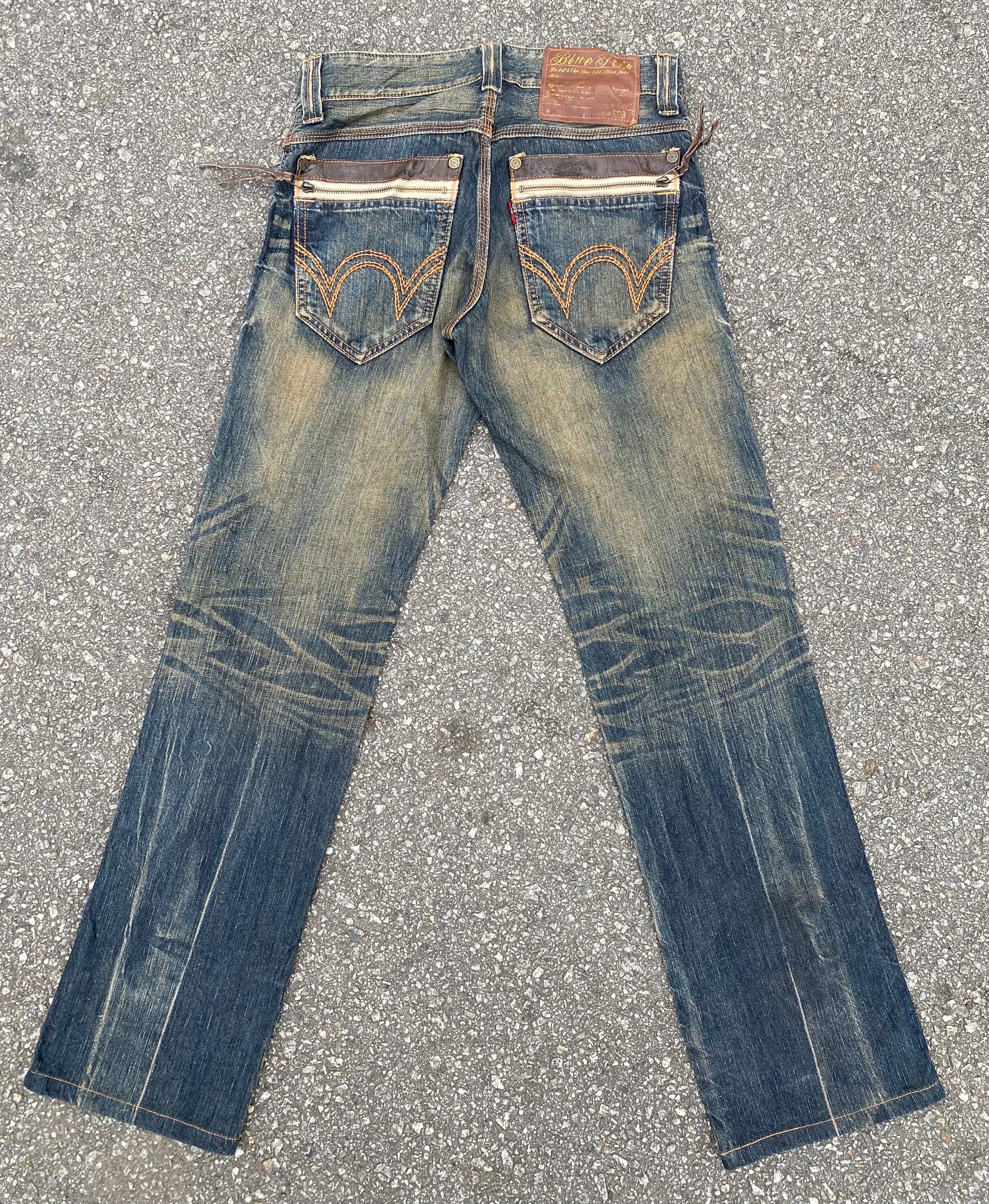 Size 31x32.5 Edwin Blue Trip Flare Bootcut Jeans - Etsy