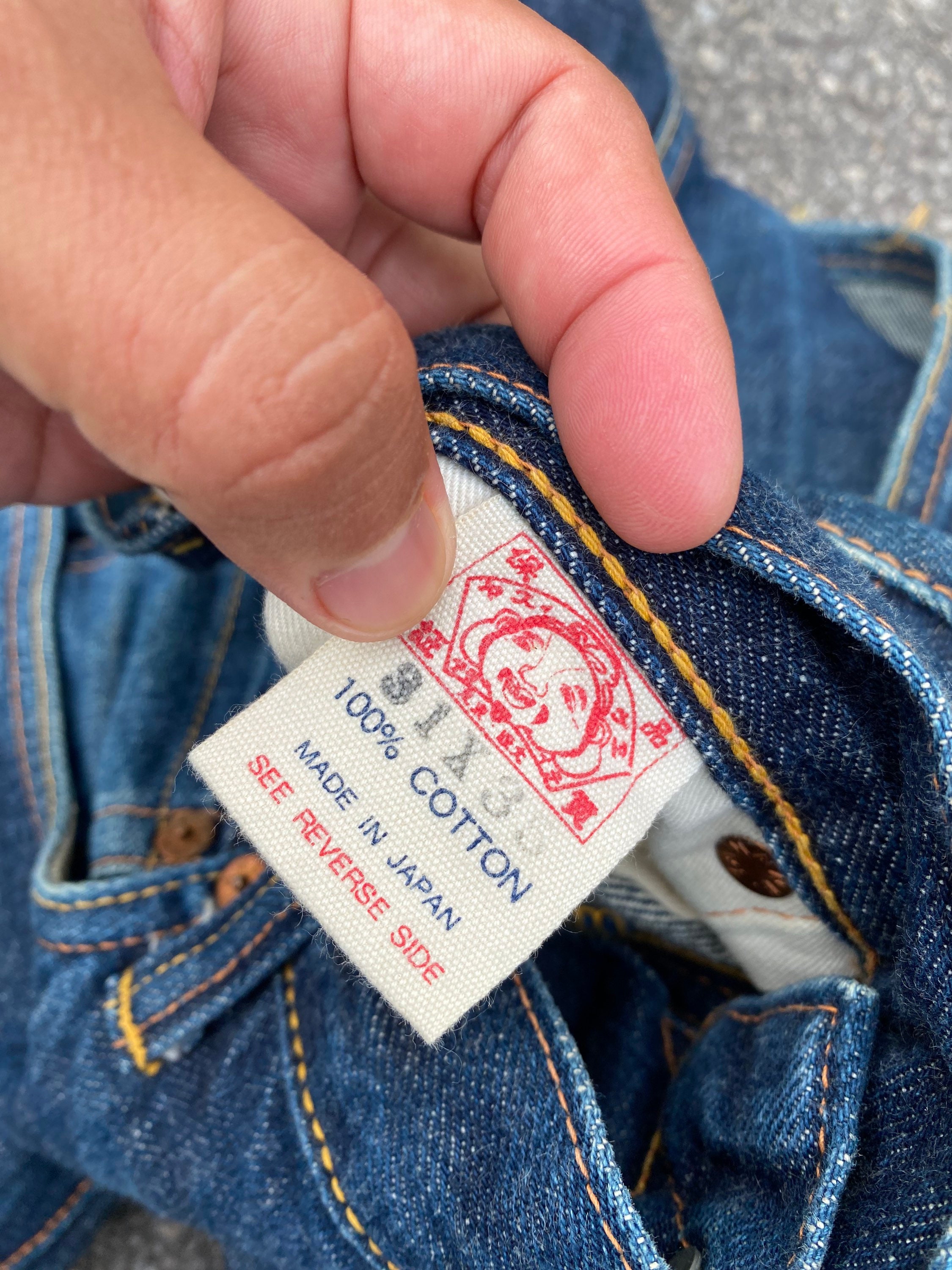 Size 31 Evisu Diacock Japanese Brand - Etsy