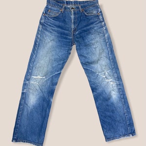 size 32 vintage levi&#39;s orange tab distressed condition