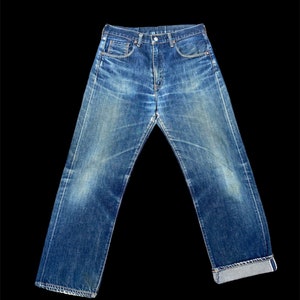 size 33 vintage levi&#39;s 504z redline distressed denime