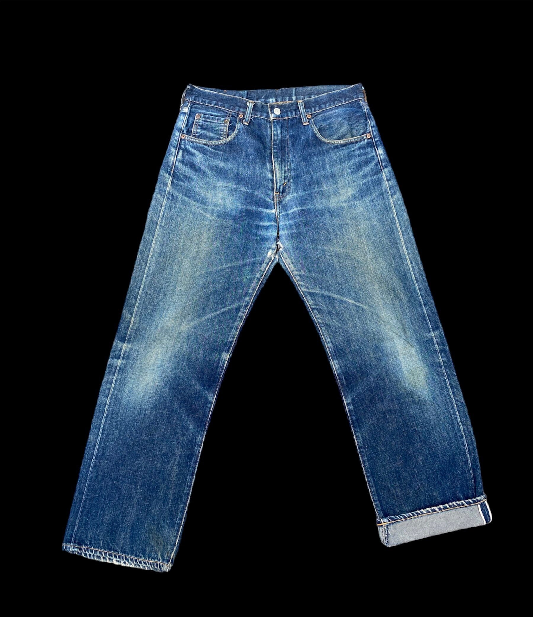 Size 33 Vintage Levi's 504z Redline Distressed Denime - Etsy