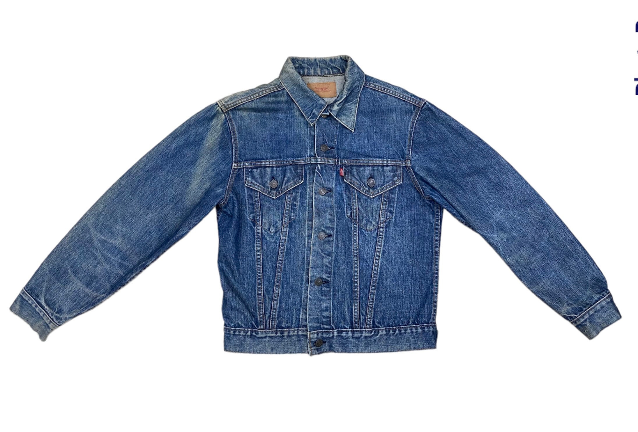 Size 40 Vintage Levi's Trucker Denim Jacket 80s Made in USA - Etsy