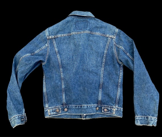 Size 38 Vintage Levi's 557 Big E Trucker Jacket - Etsy Size 38 Vintage Levi's 557 Big E Trucker Jacket - Etsy