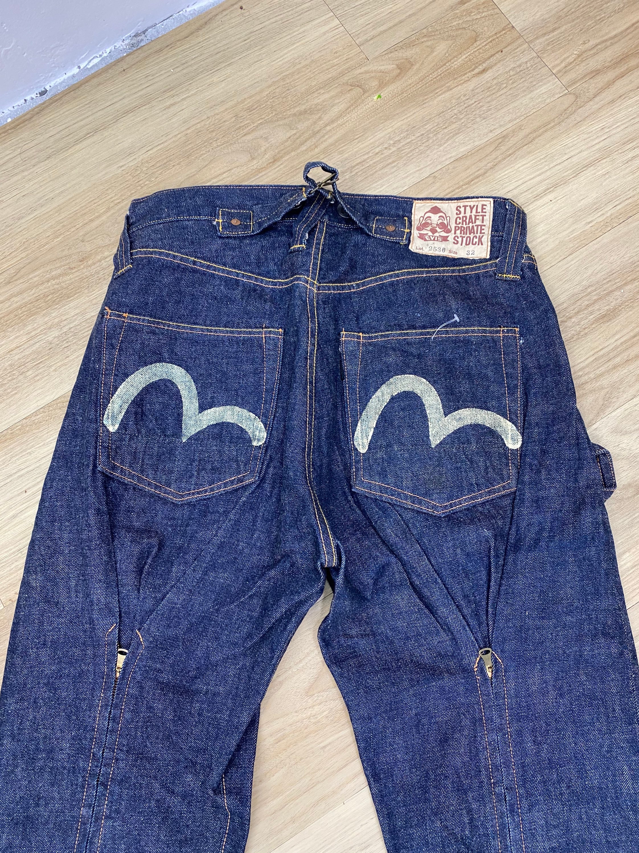 Size 32 Super Rare Evis Evisu Japanese Brand Jeans - Etsy Size 32 Super Rare Evis Evisu Japanese Brand Jeans - Etsy