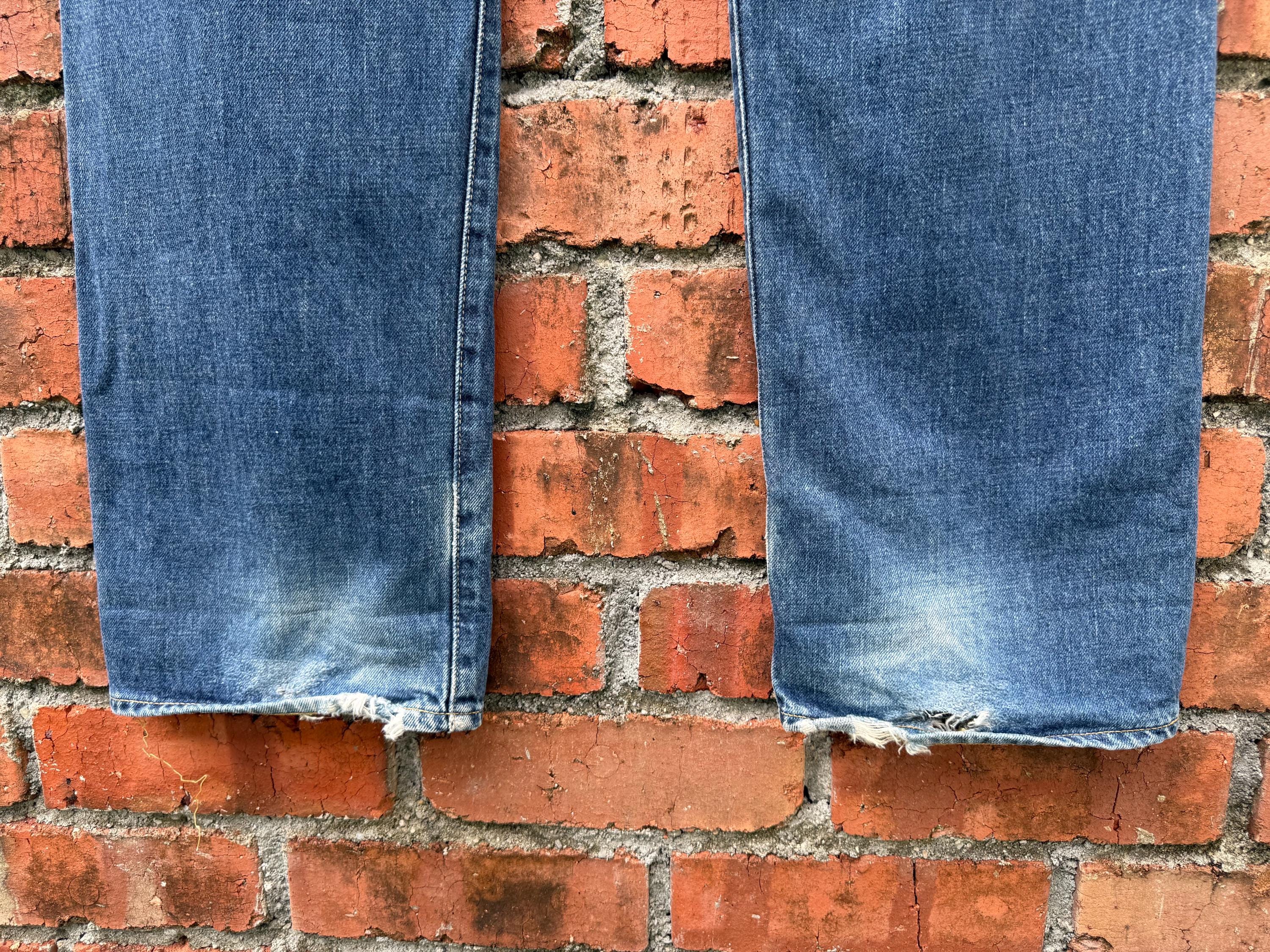 W33x34 Vintage Levi's 702 Redline Buckle Back Denime - Etsy