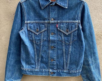 90s Levi's Japan Big E Denim Jacket Lot 71557 Mens Size 38