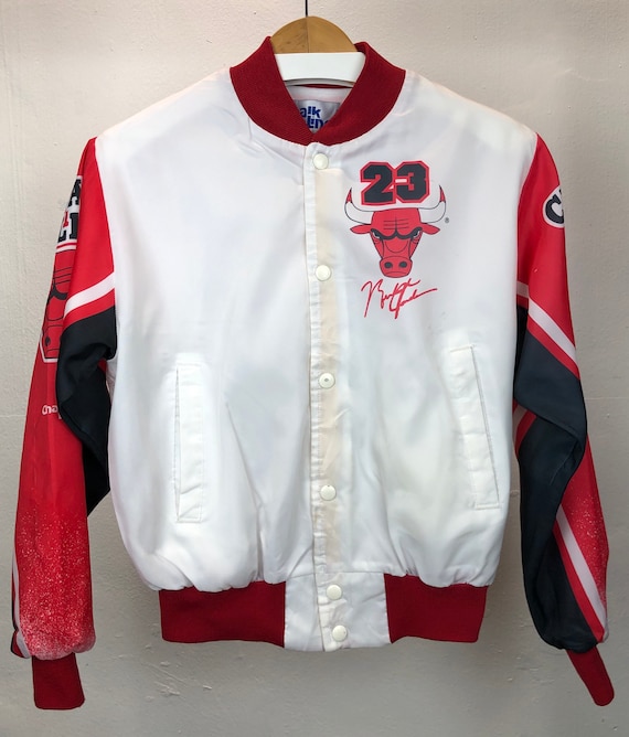 RARE NBA 80's Chicago Bulls Michael Jordan 23 Varsity Jacket Black