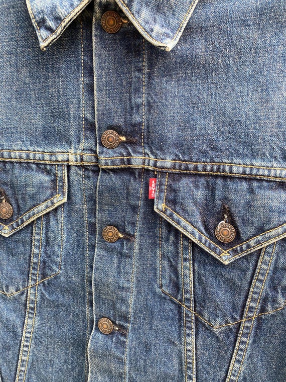 Size 38 Vintage Levi's 71557 Big E Trucker Denime Jacket - Etsy