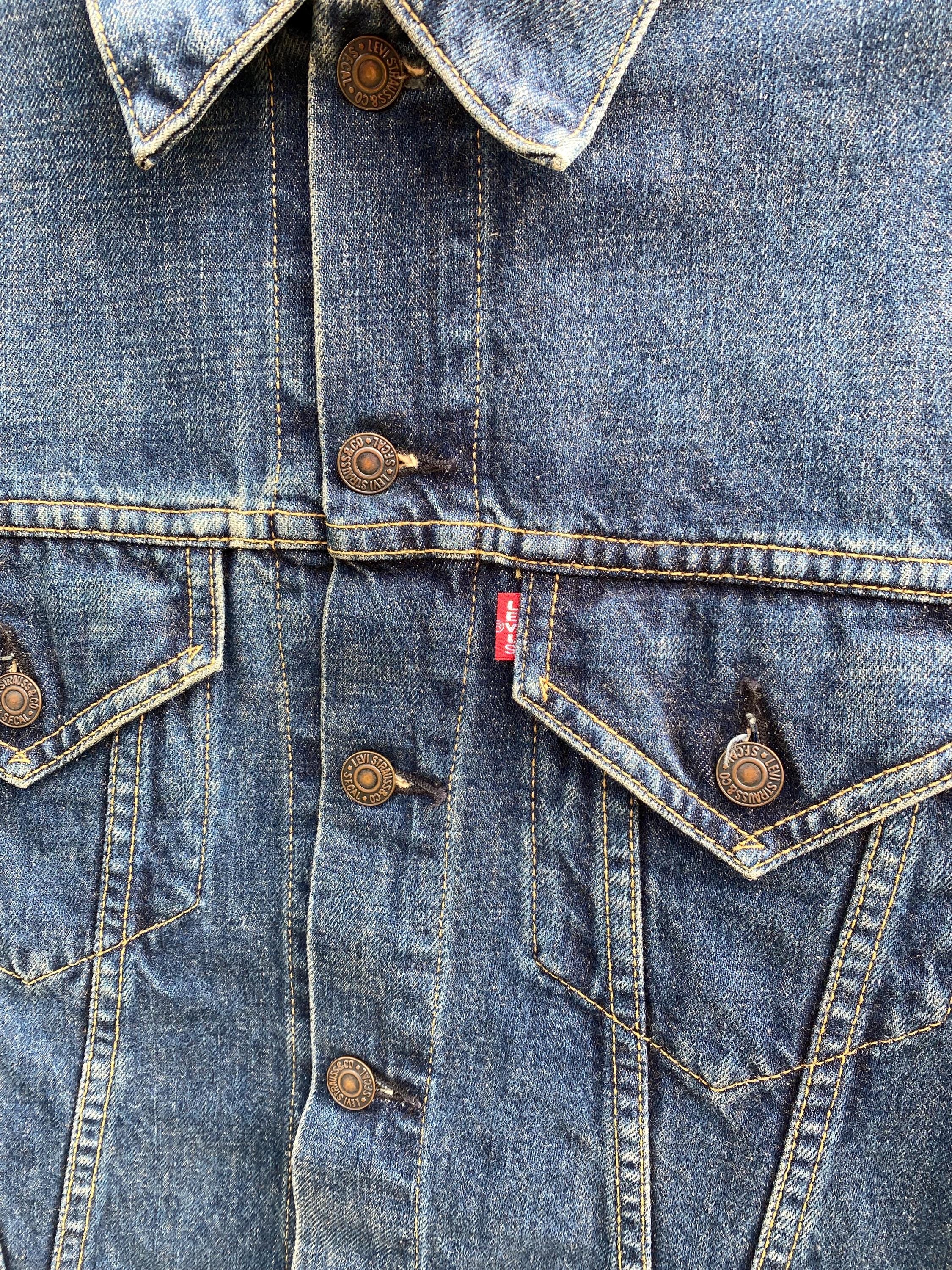 Size 38 Vintage Levi's 71557 Big E Trucker Denime Jacket - Etsy