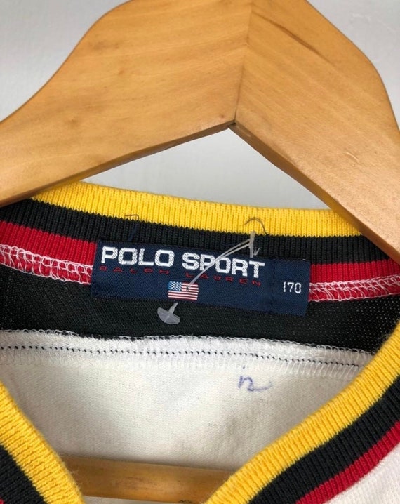 rare POLO SPORT ralph lauren 90s colour block p-9… - image 3