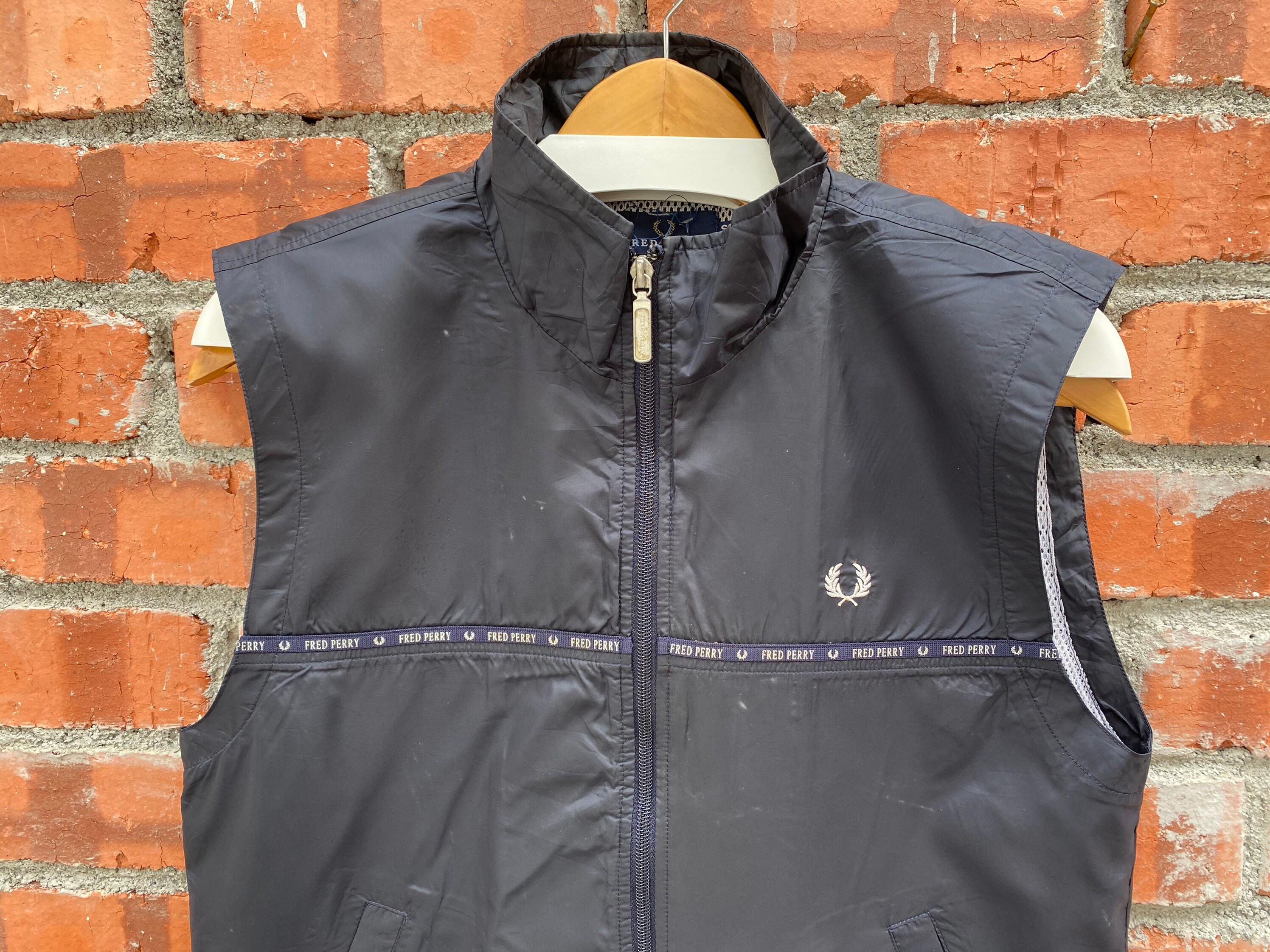 Rare Fred Perry Sleeveless Jacket 90s Fashion - Etsy