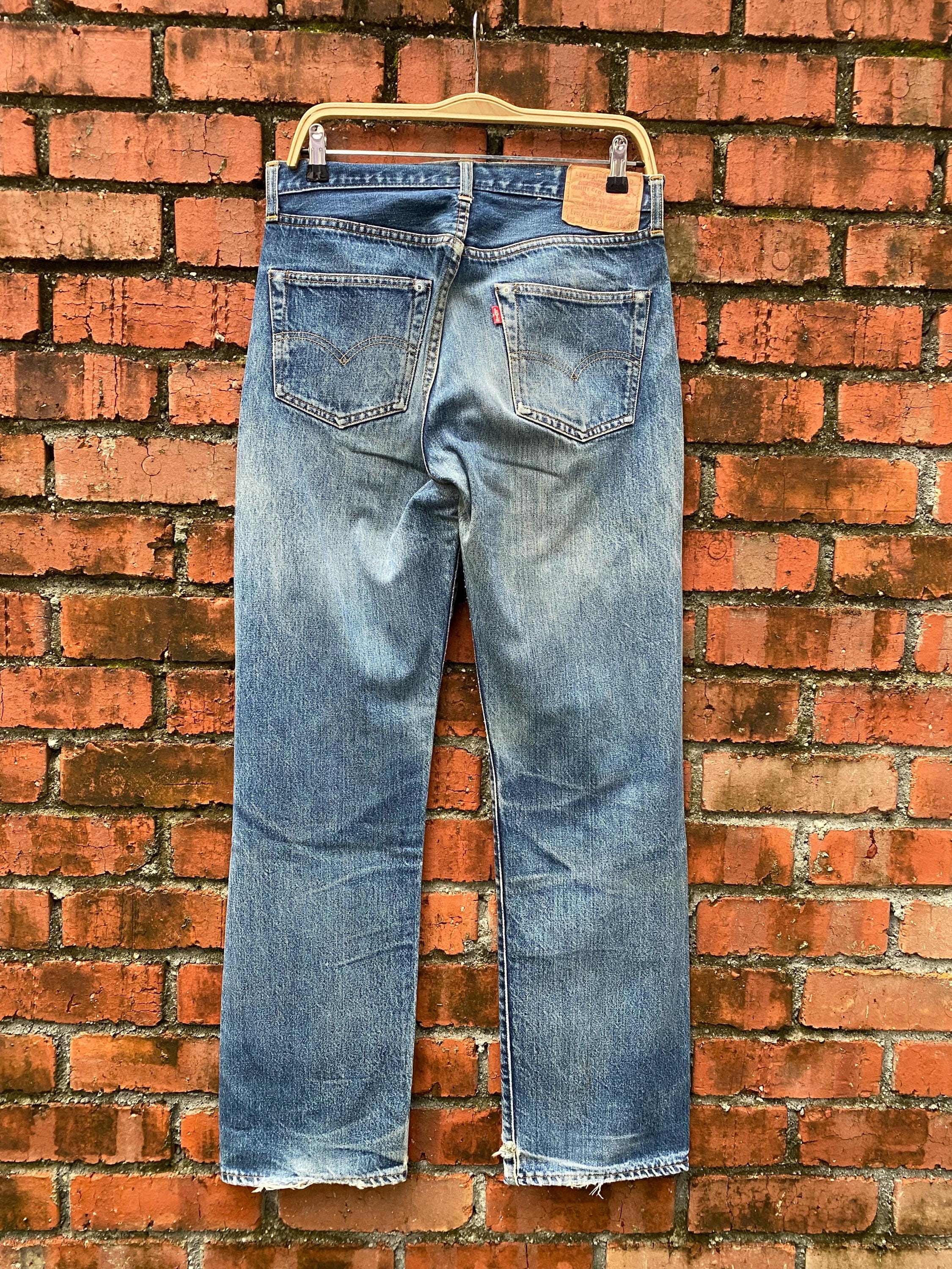 W32x32 Vintage Levi's 501xx Redline Big E Made in USA - Etsy