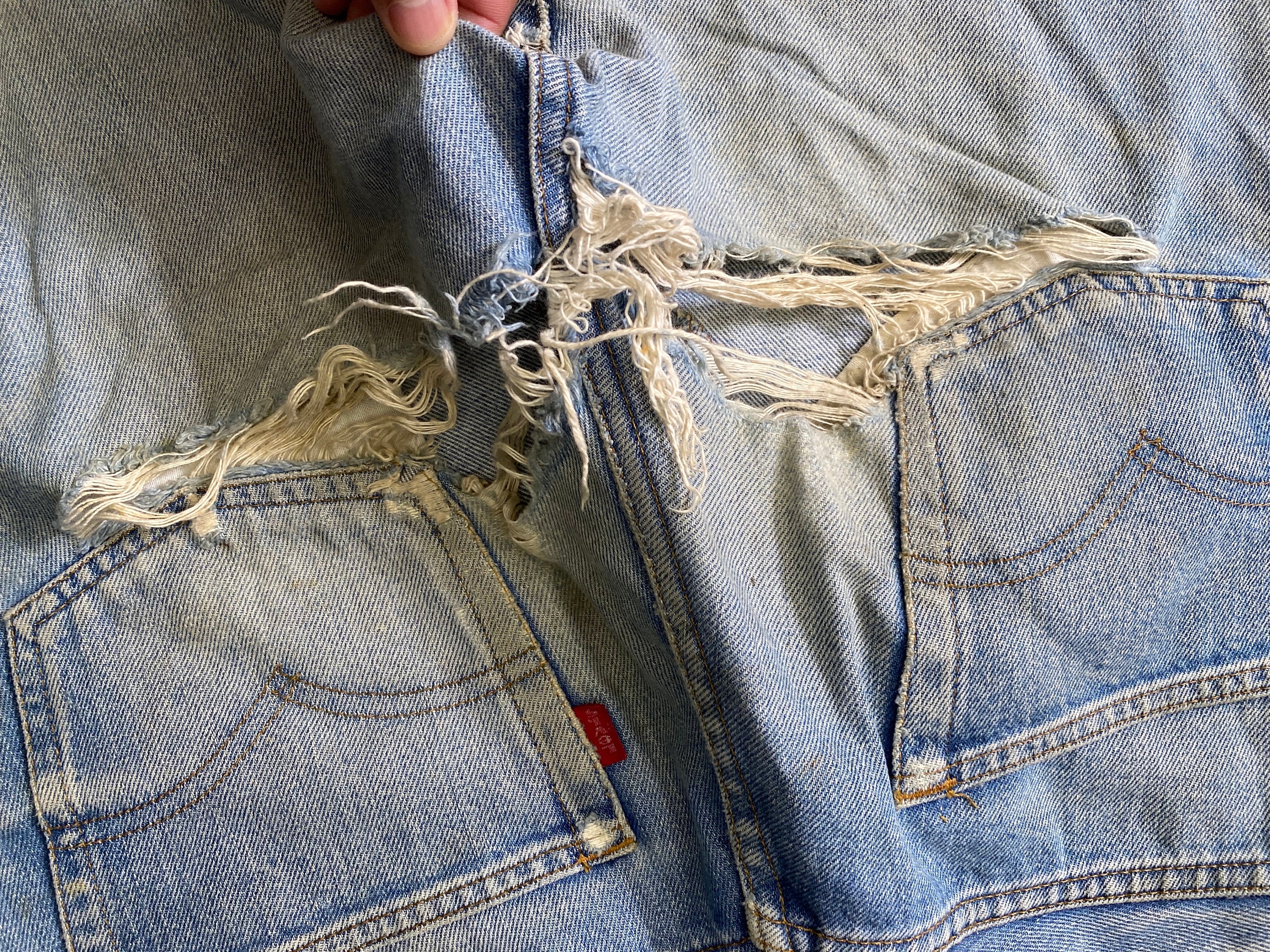 Size 30 Vintage Levi's 501 Ripped Distressed Grunge USA - Etsy