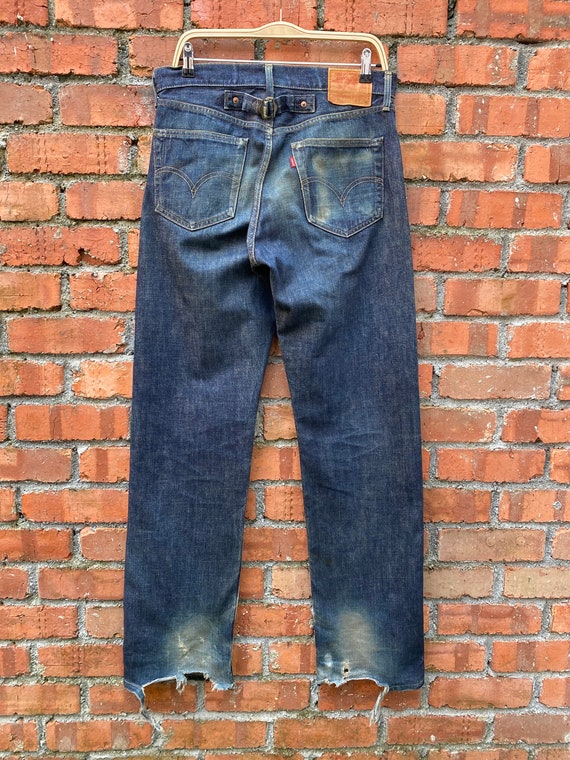 Size 33x35 Vintage Levi's 702 Redline Big E Buckle Back - Etsy