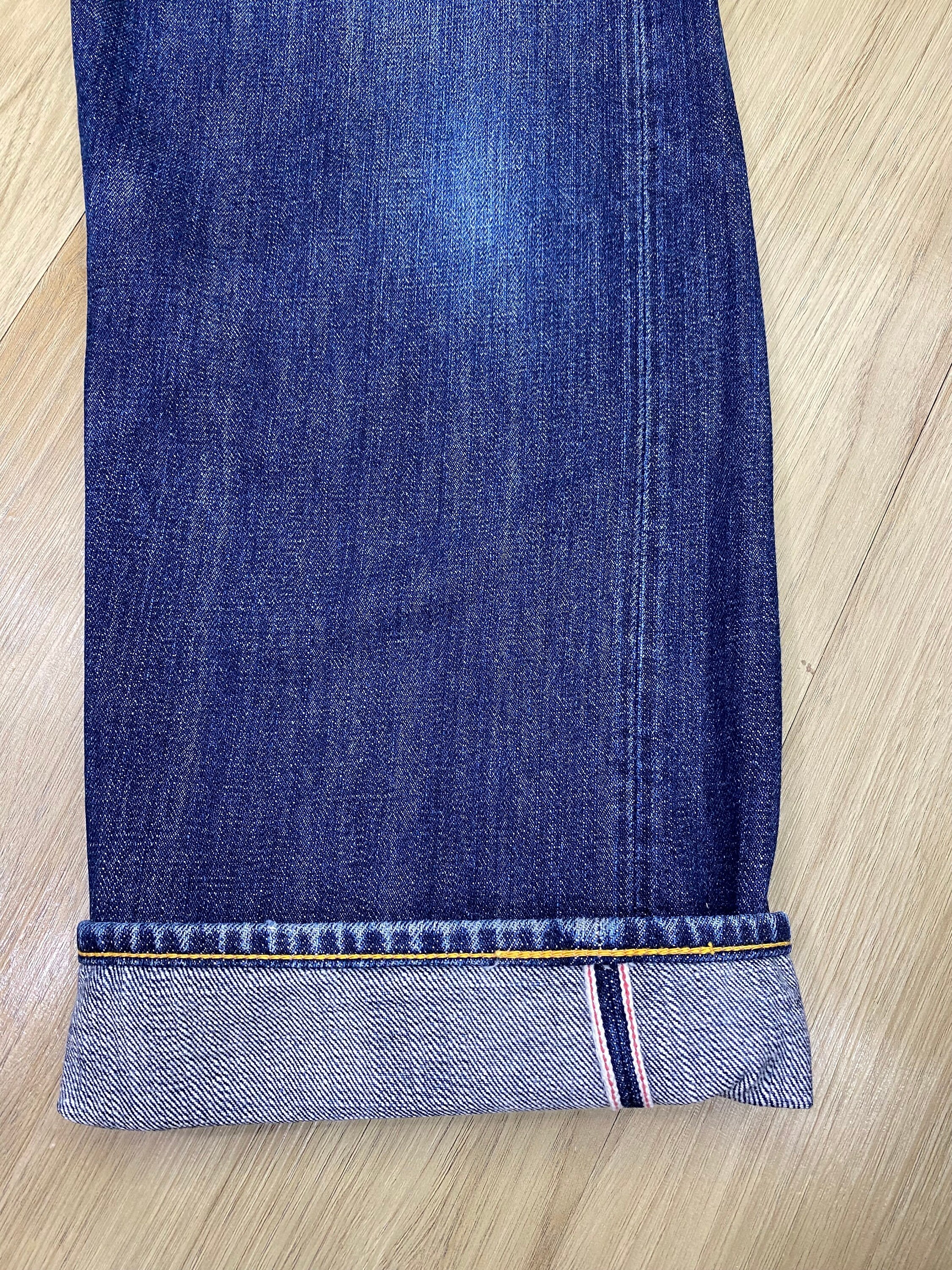 Size 34 Evisu No1 Special Redline Denime Made in JAPAN - Etsy