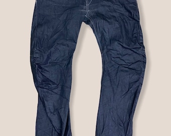 size 34 waxed edwin jeans japanese brand jeans