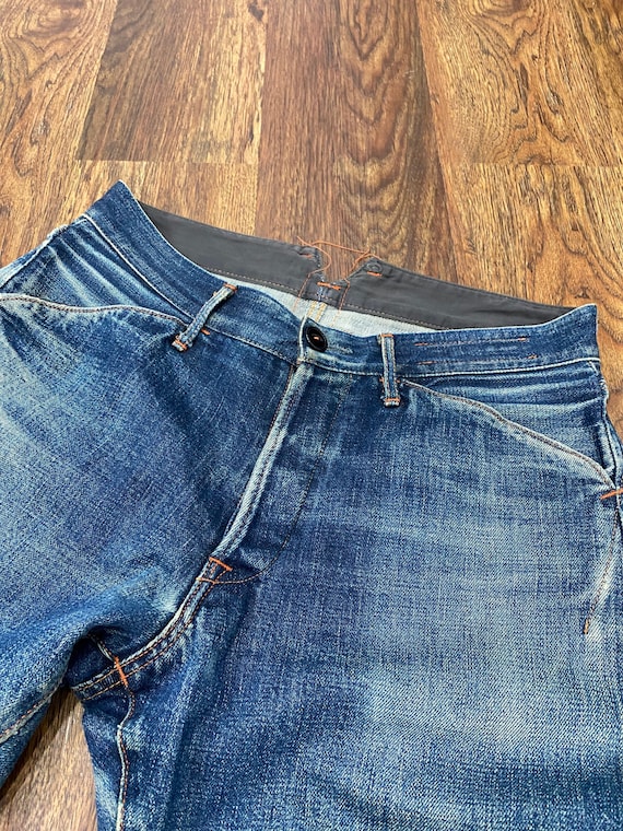 rare japanese jeans selvedge nice design - image 7