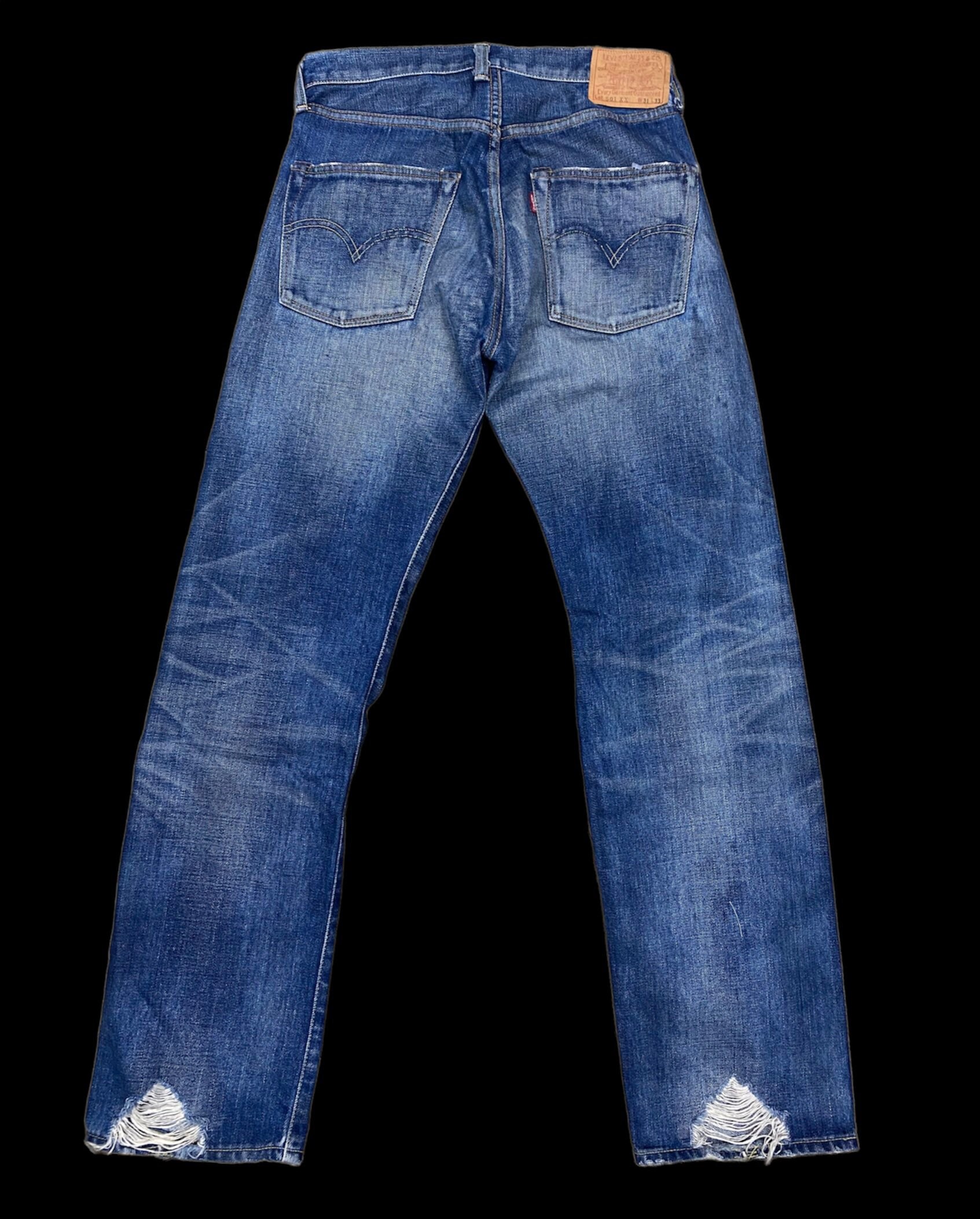 Size 31 Vintage Levi's 501xx Redline Big E Distressed Design - Etsy UK