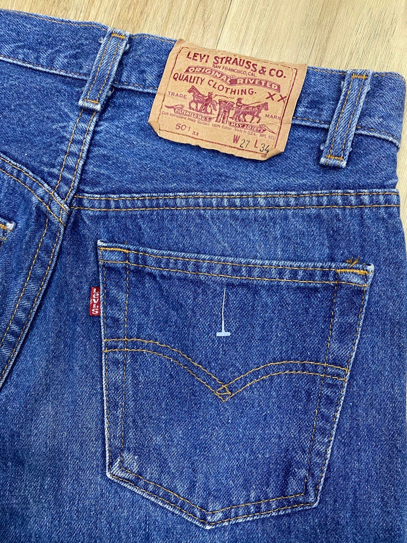 size 27 vintage levi's 501xx made in USA image 5