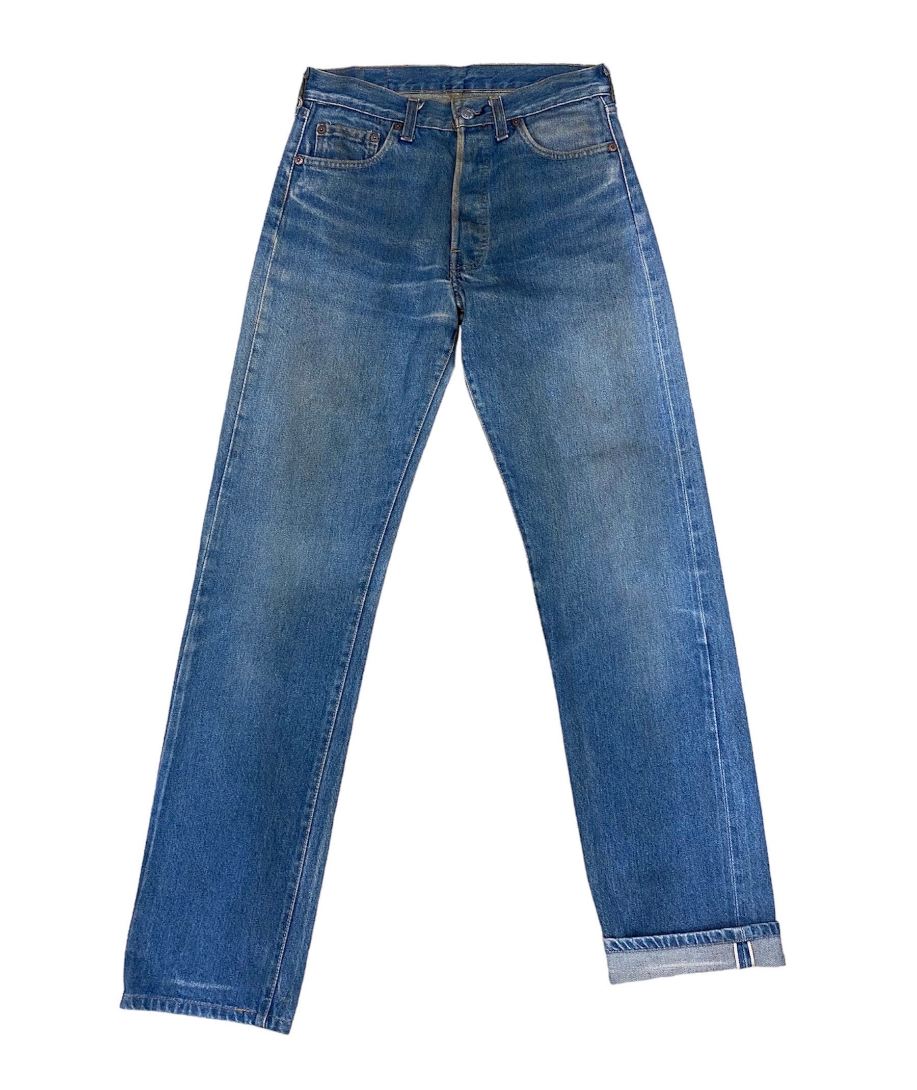 Size 29 Vintage Levi's 501 Red Line Distressed Made in USA Size 29 Vintage Levi's 501 Red Line Distressed Made in USA